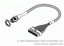 RPI Part #MIH257 - CONNECTION PORT HARNESS (SHORT)
