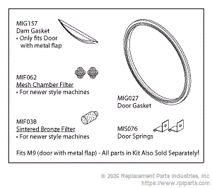 RPI Part #MIK158 - STERILIZER PM KIT