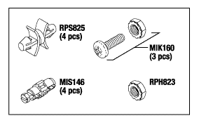RPI Part #MIK159 - PCB MOUNTING KIT