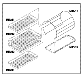 RPI Part #MIK209 - RACK AND TRAY KIT