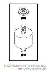 RPI Part #MIK231 - MOTOR MOUNT KIT