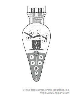 RPI Part #MIP249 - MEMBRANE PANEL (PROGRAMMABLE)