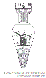 RPI Part #MIP291 - MEMBRANE PANEL