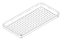 RPI Part #MIT206 - INSTRUMENT TRAY (SMALL)