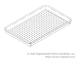RPI Part #MIT207 - INSTRUMENT TRAY ( LARGE)
