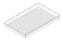 RPI Part #MIT212 - INSTRUMENT TRAY (LARGE)