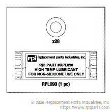 RPI Part #MTK046 - O-RING KIT