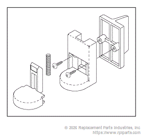 RPI Part #OMK028 - SIDE WALL LATCH KIT