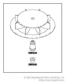 RPI Part #OMK046 - FAN AND HUB KIT
