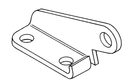 RPI Part #PBH041 - COVER HINGE (RIGHT SIDE)