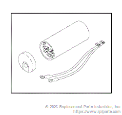 RPI Part #PCC636 - CAPACITOR (590-708 µf; 110/125VAC)