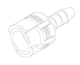 RPI Part #PCC756 - IN-LINE COUPLING (1/8