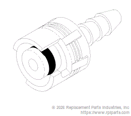 RPI Part #PCC757 - MALE QUICK CONNECT (1/8