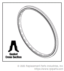 RPI Part #PCG065 - DOOR GASKET