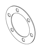 RPI Part #PCG631 - GASKET (END COVER) 