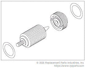 RPI Part #PCK125 - AIR RELEASE BELLOWS PM KIT