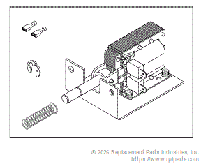 RPI Part #PCK236 - SOLENOID KIT (DOOR LATCH)