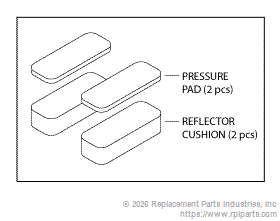 RPI Part #PCK711 - CUSHION KIT