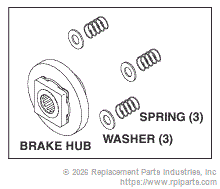 RPI Part #PCK742 - BRAKE REPAIR KIT
