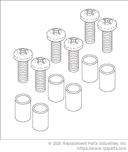 RPI Part #PCK781 - FOOT CONTROLLER SPACER KIT