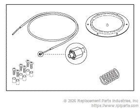 RPI Part #PCK784 - FOOT CONTROLLER REPAIR KIT