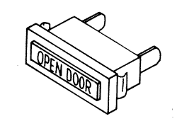 RPI Part #PCL029 - LAMP (OPEN DOOR)