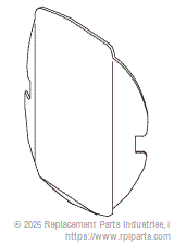 RPI Part #PCL612 - LENS SPLASH SHIELD