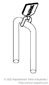RPI Part #PCP691 - MAIN ARM SPRING SAFETY PIN