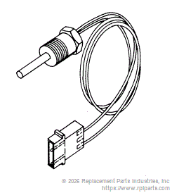 RPI Part #PCT063 - THERMISTOR ASSEMBLY