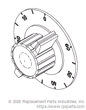 RPI Part #PCk245 - KNOB  (TIMER)