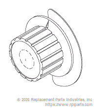 RPI Part #PCk246 - KNOB (THERMOSTAT)