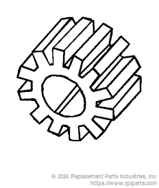 RPI Part #PHG012 - GEAR