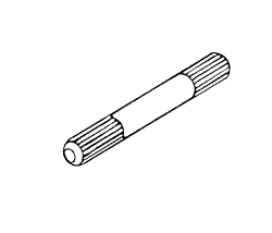 RPI Part #PHP016 - SHORT DOUBLE KNURL PIN 