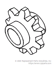 RPI Part #PHS014 - SPROCKET 