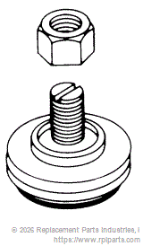 RPI Part #RCB001 - AIR VENT BELLOWS ASSEMBLY