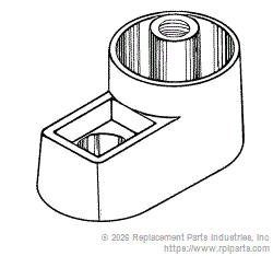 RPI Part #RCB034 - PRESSURE GAUGE MOUNTING BASE
