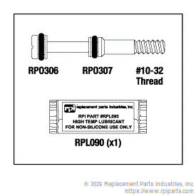 RPI Part #RCS098 - VALVE STEM KIT
