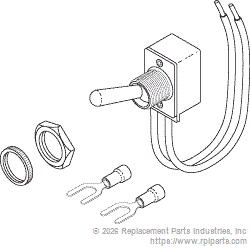 RPI Part #RCS605 - POWER SWITCH