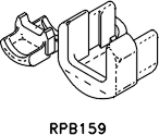 RPI Part #RPB159 - STRAIN RELIEF BUSHING 