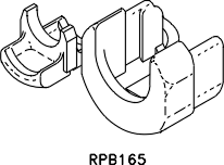 RPI Part #RPB165 - STRAIN RELIEF BUSHING 