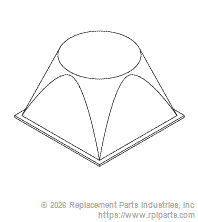 RPI Part #RPB866 - BUMPER/FOOT