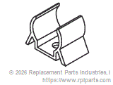 RPI Part #RPC283 - HOSE CLIP