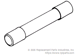 RPI Part #RPF072 - FUSE (20A, 250V) - 1/4 X 1-1/4 - TIME DELAY