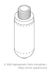 RPI Part #RPF834 - FILTER/MUFFLER