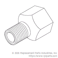 RPI Part #RPF888 - ADAPTOR (1/8
