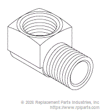 RPI Part #RPF889 - ELBOW (1/8
