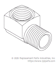 RPI Part #RPF890 - ELBOW (1/4