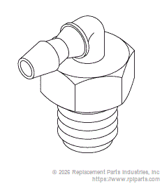 RPI Part #RPF977 - ELBOW FITTING (1/16