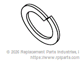 RPI Part #RPH105 - #8 SPLIT LOCK WASHER 
