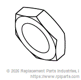 RPI Part #RPH112 - HEX NUT (#10-24) 